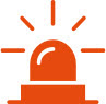 Emergency siren icon