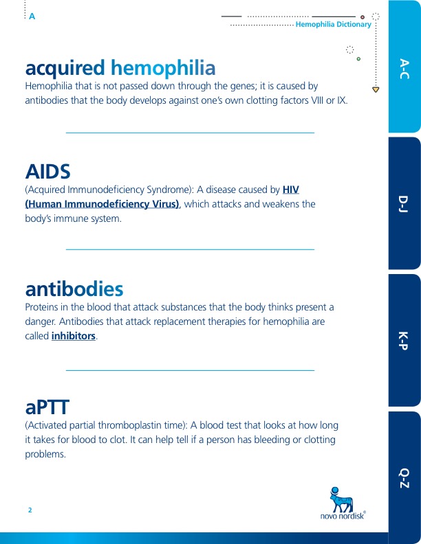 Hemophilia Dictionary Preview Image #2